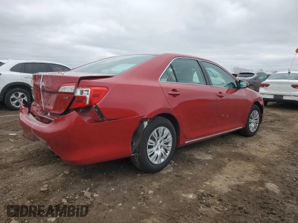2012 Toyota Camry L with VIN 4T4BF1FK8CR267178, listed as a Copart auction lot 50821945 with 58,131 mi miles and Salvage Title. Bid and sale history available at carsss.com. Image 3.