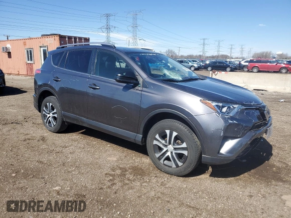 2017 Toyota RAV4 LE with VIN JTMBFREV8HJ702069, listed as a Copart auction lot 48809205 with 27,152 mi miles and Salvage Title. Bid and sale history available at carsss.com. Image 4.