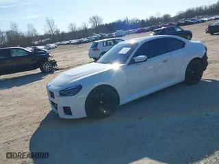 2023 BMW M2 with VIN 3MF13DM04P8D56879, listed as a IAAI auction lot 41174901 with 11,459 mi miles. Bid and sale history available at carsss.com. Image 17.