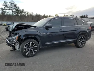 2024 Volkswagen Atlas SEL Premium R-Line z VIN 1V2FR2CA5RC576421, wystawiony jako Copart lot #87169514 z przebiegiem 24 061 mil mil oraz Szkoda całkowita • Salvage title. Historia ofert i sprzedaży dostępna na DreamBid. Obrazek 1.