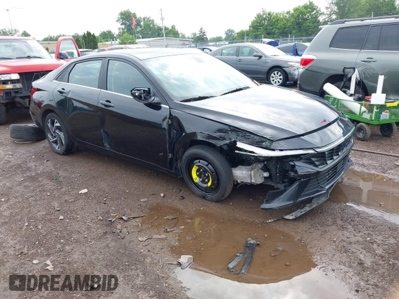 2024 Hyundai Elantra SEL with VIN KMHLS4DG0RU643875, listed as a IAAI auction lot 42496674 with 74,487 mi miles and . Bid and sale history available at DreamBid. Image 1.