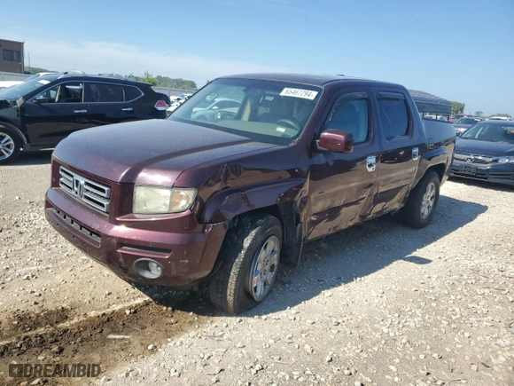 2008 Honda Ridgeline RTL with VIN 2HJYK16568H538811, listed as a Copart auction lot 65467294 with 270,974 mi miles and Salvage Title. Bid and sale history available at carsss.com. Image 1.