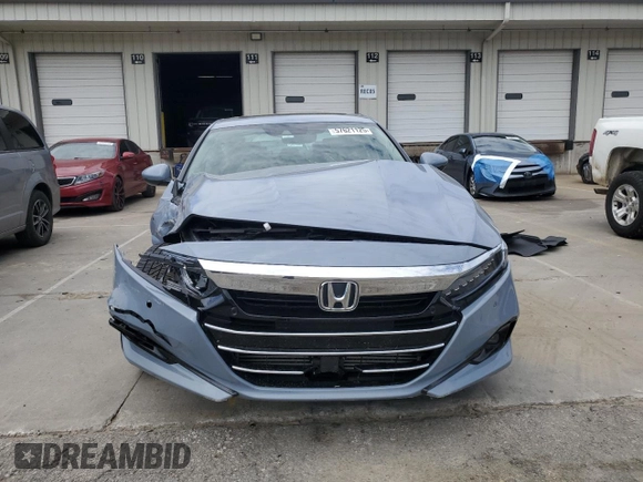 2021 Honda Accord Touring with VIN 1HGCV2F98MA001253, listed as a Copart auction lot 57621125 with 44,809 mi miles and Salvage title. Bid and sale history available at DreamBid. Image 5.