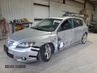 2005 Mazda 3 s with VIN JM1BK143951306838, listed as a Copart auction lot 52993885 with 202,423 mi miles and Salvage Title. Bid and sale history available at carsss.com. Image 1.