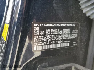 2017 BMW X4 xDrive28i with VIN 5UXXW3C31H0T79864, listed as a Copart auction lot 84761384 with 138,880 mi miles and Salvage Title. Bid and sale history available at carsss.com. Image 13.