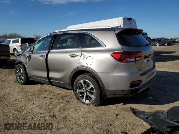 2019 Kia Sorento EX Sport V6 with VIN 5XYPH4A50KG456666, listed as a Copart auction lot 46849815 with 0 mi miles and Salvage Title. Bid and sale history available at carsss.com. Image 2.