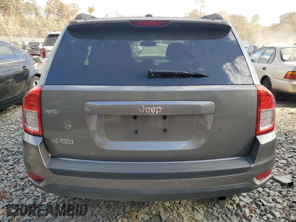 2013 Jeep Compass Sport with VIN 1C4NJCBB1DD283493, listed as a Copart auction lot 77812834 with 251,660 mi miles and Salvage Title. Bid and sale history available at carsss.com. Image 6.