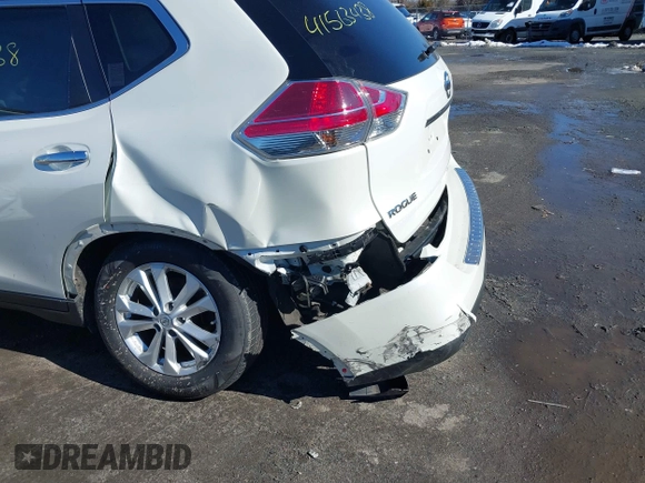 2016 Nissan Rogue SL with VIN 5N1AT2MV9GC773664, listed as a IAAI auction lot 41563438 with 57,264 mi miles and . Bid and sale history available at DreamBid. Image 6.