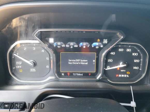 2020 GMC Sierra 1500 Denali z VIN 1GTU9FET7LZ315231, wystawiony jako Copart lot #82034614 z przebiegiem 70 784 mil mil oraz Czysty tytuł • Clean title. Historia ofert i sprzedaży dostępna na DreamBid. Obrazek 9.