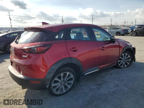 2019 Mazda CX-3 Grand Touring with VIN JM1DKFD79K0414726, listed as a Copart auction lot 45044155 with 16,912 mi miles and Salvage Title. Bid and sale history available at carsss.com. Image 3.