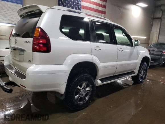 2004 Lexus GX 470 with VIN JTJBT20X340054842, listed as a Copart auction lot 52169915 with 158,713 mi miles and Clean Title. Bid and sale history available at DreamBid. Image 3.