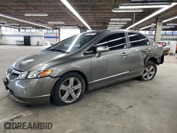 2006 Honda Civic LX with VIN 1HGFA16516L051998, listed as a Copart auction lot 47038345 with 166,496 mi miles and Salvage Title. Bid and sale history available at DreamBid. Image 1.
