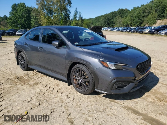 2022 Subaru WRX Premium with VIN JF1VBAF68N9025240, listed as a Copart auction lot 67970363 with 4,425 mi miles. Bid and sale history available at carsss.com. Image 4.
