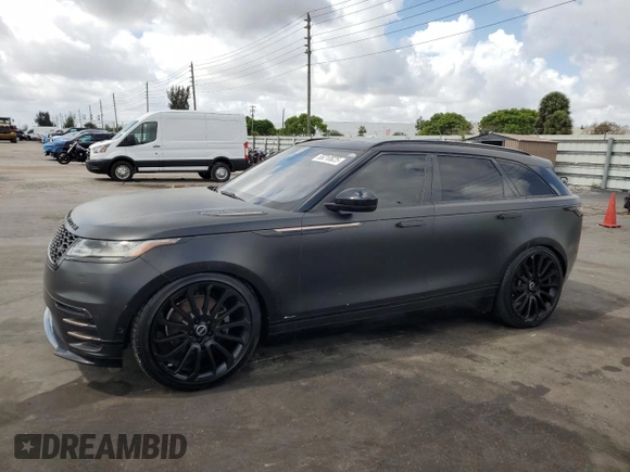 2018 Land Rover Range Rover Velar R-Dynamic SE with VIN SALYL2RV8JA769158, listed as a Copart auction lot 55210825 with 0 mi miles and Clean Title. Bid and sale history available at carsss.com. Image 1.