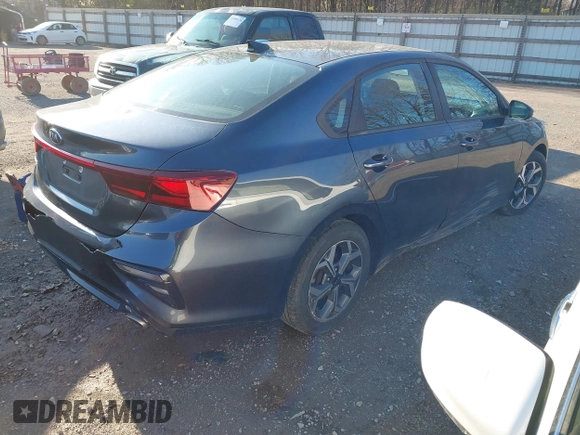 2020 Kia Forte LXS with VIN 3KPF24AD5LE144572, listed as a IAAI auction lot 41769528 with 60,516 mi miles. Bid and sale history available at carsss.com. Image 4.