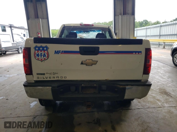2011 Chevrolet Silverado 1500 Work Truck with VIN 1GCRKPE34BZ148633, listed as a Copart auction lot 62725224 with Not Provided miles and Salvage Title. Bid and sale history available at DreamBid. Image 6.