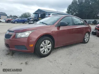 2013 Chevrolet Cruze LS with VIN 1G1PA5SH2D7211072, listed as a Copart auction lot 44795885 with 212,409 mi miles and Salvage Title. Bid and sale history available at carsss.com. Image 1.