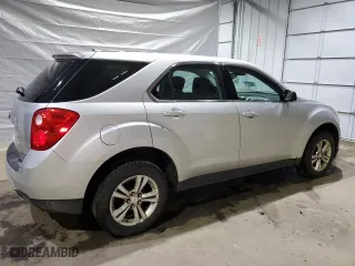 2013 Chevrolet Equinox LS with VIN 2GNALBEK5D1204537, listed as a Copart auction lot 49983505 with 169,480 mi miles and Clean Title. Bid and sale history available at carsss.com. Image 3.