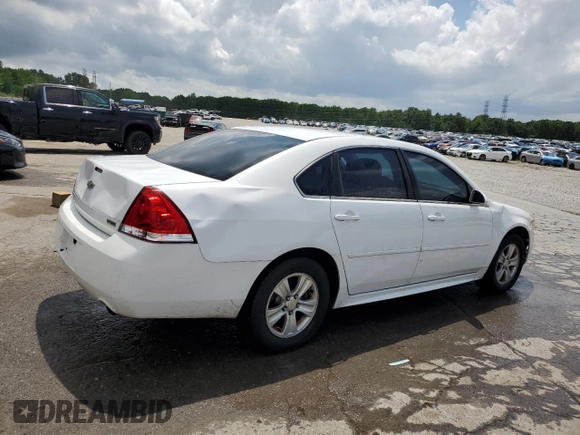 2012 Chevrolet Impala LS Fleet with VIN 2G1WF5E34C1216542, listed as a Copart auction lot 55216385 with 215,674 mi miles and Salvage Title. Bid and sale history available at DreamBid. Image 3.
