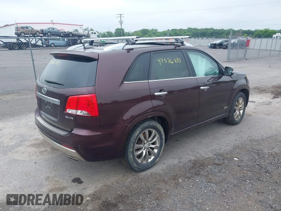 2012 Kia Sorento SX with VIN 5XYKWDA2XCG237950, listed as a IAAI auction lot 42576973 with 205,951 mi miles and . Bid and sale history available at DreamBid. Image 4.