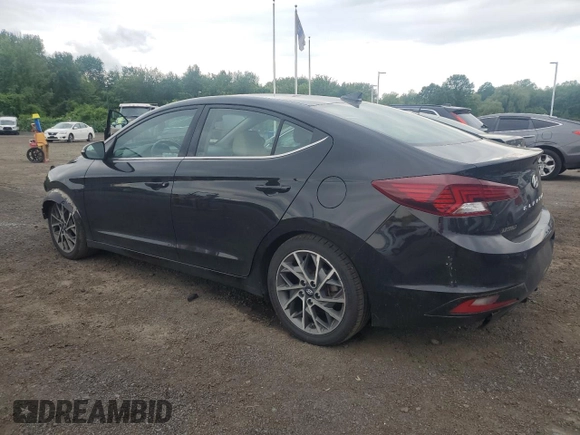 2020 Hyundai Elantra SEL with VIN 5NPD84LF1LH614774, listed as a Copart auction lot 58779405 with 110,502 mi miles and Salvage title. Bid and sale history available at DreamBid. Image 2.