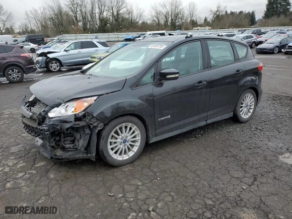 2013 Ford C-Max Hybrid SE with VIN 1FADP5AU0DL502240, listed as a Copart auction lot 45480735 with 76,155 mi miles and Salvage Title. Bid and sale history available at carsss.com. Image 1.