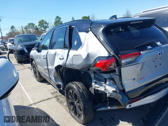 2024 Toyota RAV4 Hybrid XSE with VIN 4T3E6RFV7RU168500, listed as a IAAI auction lot 41750864 with 5,965 mi miles. Bid and sale history available at carsss.com. Image 14.