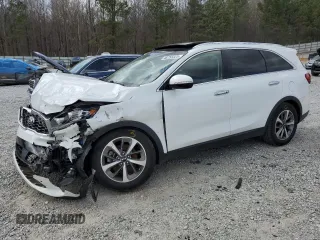 2019 Kia Sorento EX z VIN 5XYPH4A50KG466212, wystawiony jako Copart lot #48755525 z przebiegiem 84 154 mil mil oraz Szkoda całkowita • Salvage title. Historia ofert i sprzedaży dostępna na DreamBid. Obrazek 1.