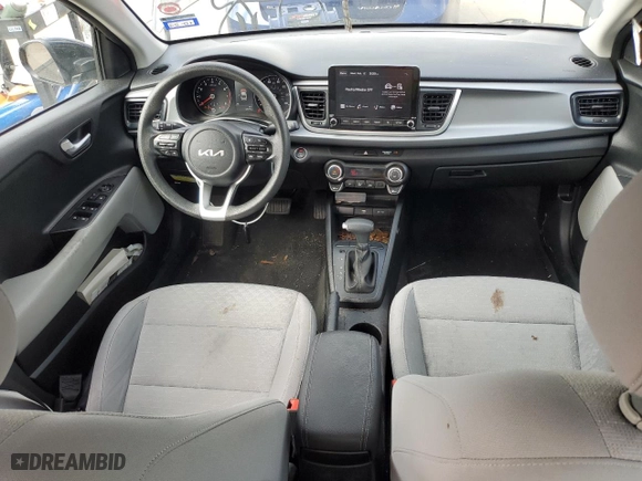 2022 Kia Rio S with VIN 3KPA24ADXNE463852, listed as a Copart auction lot 45063175 with 63,574 mi miles and Salvage Title. Bid and sale history available at carsss.com. Image 8.