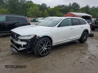 2017 Volvo V90 with VIN YV4A22NLXH1008168, listed as a Copart auction lot 57070745 with 85,654 mi miles and Salvage title. Bid and sale history available at DreamBid. Image 1.