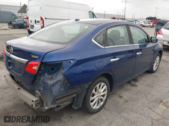 2019 Nissan Sentra SV z VIN 3N1AB7AP6KY221889, wystawiony jako IAAI lot #42077285 z przebiegiem 254 481 mil mil oraz . Historia ofert i sprzedaży dostępna na DreamBid. Obrazek 4.