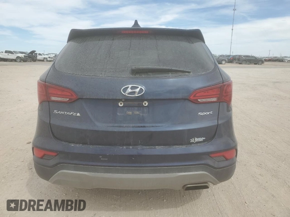 2017 Hyundai Santa Fe 2.4L with VIN 5XYZT3LB7HG489726, listed as a Copart auction lot 48418395 with 56,591 mi miles and Salvage title. Bid and sale history available at DreamBid. Image 6.