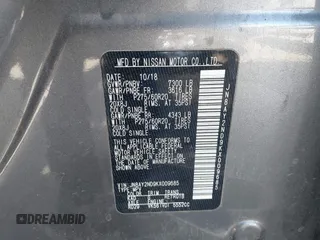 2019 Nissan Armada SL z VIN JN8AY2ND9KX009685, wystawiony jako IAAI lot #40892639 z przebiegiem 121 304 mil mil oraz . Historia ofert i sprzedaży dostępna na DreamBid. Obrazek 9.