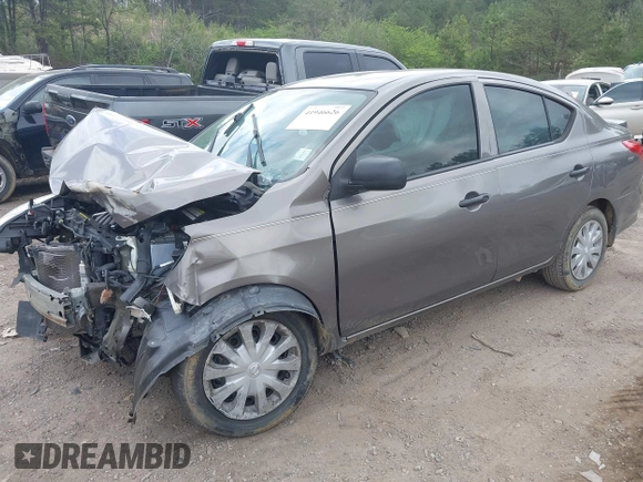 2015 Nissan Versa SV with VIN 3N1CN7AP3FL890625, listed as a IAAI auction lot 41946626 with 100,586 mi miles and . Bid and sale history available at DreamBid. Image 2.