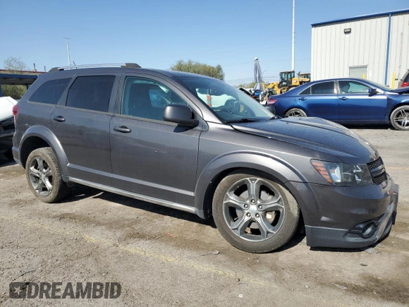 2014 Dodge Journey Crossroad with VIN 3C4PDDGG6ET266453, listed as a Copart auction lot 59574285 with Not provided miles and Salvage title. Bid and sale history available at DreamBid. Image 4.