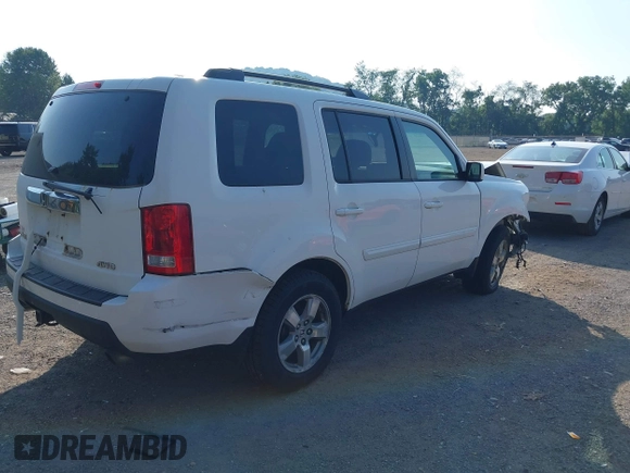 2009 Honda Pilot EX-L with VIN 5FNYF48569B039103, listed as a IAAI auction lot 42651867 with 162,450 mi miles and . Bid and sale history available at DreamBid. Image 4.