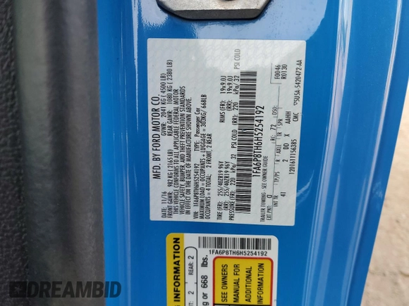 2017 Ford Mustang EcoBoost с VIN 1FA6P8TH6H5254192, выставлен на аукционе Copart как лот 57636085 с пробегом 20 454 миль миль и Списание • Salvage title. История ставок и продаж доступна на DreamBid. Изображение 12.