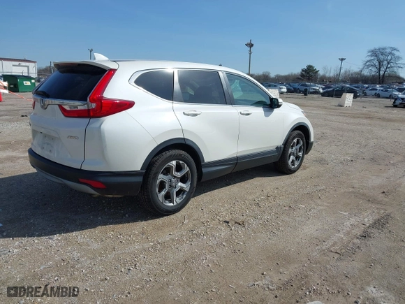 2017 Honda CR-V EX-L with VIN 5J6RW2H81HL031287, listed as a IAAI auction lot 41925710 with 63,392 mi miles. Bid and sale history available at carsss.com. Image 4.