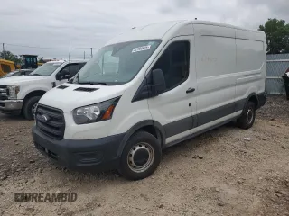 2020 Ford Transit Cargo z VIN 1FTBR1C84LKA51595, wystawiony jako Copart lot #62990925 z przebiegiem 50 209 mil mil oraz Czysty tytuł • Clean title. Historia ofert i sprzedaży dostępna na DreamBid. Obrazek 1.
