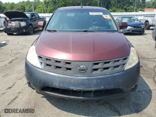 2005 Nissan Murano S with VIN JN8AZ08W65W429140, listed as a Copart auction lot 62570394 with 221,508 mi miles and Clean Title. Bid and sale history available at carsss.com. Image 5.