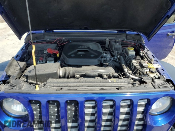 2019 Jeep Wrangler Unlimited Sport S with VIN 1C4HJXDN7KW532960, listed as a Copart auction lot 50556645 with 103,172 mi miles and Salvage title. Bid and sale history available at DreamBid. Image 12.