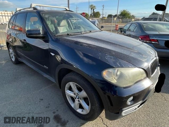 2008 BMW X5 3.0si with VIN 5UXFE43548L007391, listed as a Copart auction lot 46553245 with 60,922 mi miles and Clean Title. Bid and sale history available at carsss.com. Image 1.