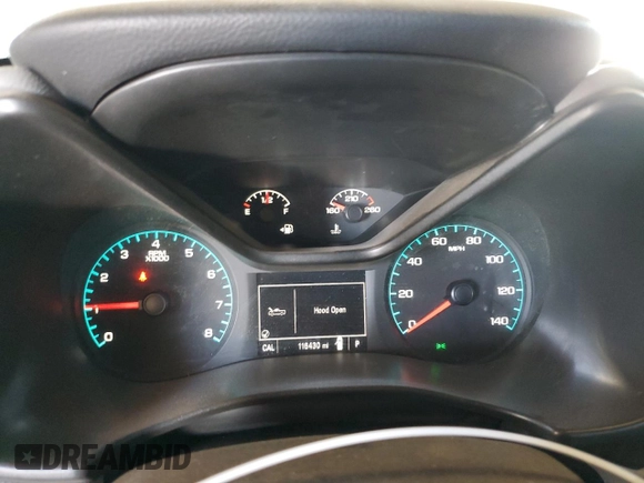 2021 Chevrolet Colorado 2WD Work Truck with VIN 1GCGSBEN7M1251123, listed as a Copart auction lot 45658325 with 116,430 mi miles and Salvage title. Bid and sale history available at DreamBid. Image 9.