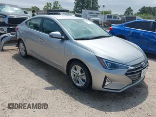 2020 Hyundai Elantra SEL with VIN 5NPD84LF8LH593390, listed as a IAAI auction lot 42042718 with 41,938 mi miles. Bid and sale history available at carsss.com. Image 1.