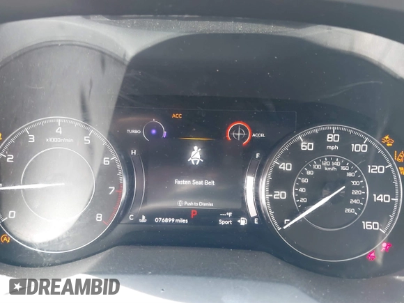 2019 Acura RDX Technology with VIN 5J8TC2H56KL028081, listed as a IAAI auction lot 40042142 with 76,899 mi miles and . Bid and sale history available at DreamBid. Image 7.
