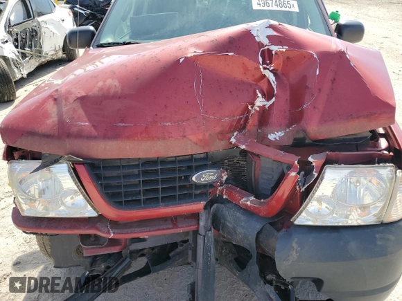 2005 Ford Explorer XLS z VIN 1FMZU72K55UB06054, wystawiony jako Copart lot #49674865 z przebiegiem Nie podano mil oraz Szkoda całkowita • Salvage title. Historia ofert i sprzedaży dostępna na DreamBid. Obrazek 13.