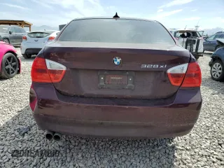 2007 BMW 3 Series 328xi with VIN WBAVC73507KP35487, listed as a Copart auction lot 53204665 with Not provided miles and Salvage title. Bid and sale history available at DreamBid. Image 6.