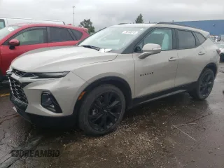 2021 Chevrolet Blazer RS z VIN 3GNKBERSXMS509247, wystawiony jako Copart lot #73010674 z przebiegiem 40 324 mil mil oraz Czysty tytuł • Clean title. Historia ofert i sprzedaży dostępna na DreamBid. Obrazek 1.