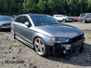 2016 Audi S3 Premium Plus with VIN WAUB1GFF2G1100760, listed as a Copart auction lot 64130253 with 96,962 mi miles. Bid and sale history available at carsss.com. Image 4.