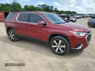 2020 Chevrolet Traverse LT with VIN 1GNERHKW0LJ244037, listed as a Copart auction lot 54182415 with 134,328 mi miles and Salvage title. Bid and sale history available at DreamBid. Image 4.